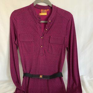 Tory Burch Silk Long Sleeve Dress